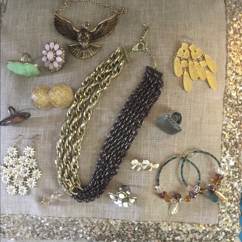 Gold accessory bundle
